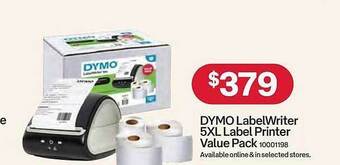 Australia Post Dymo labelwriter 5xl label printer value pack offer