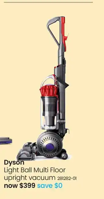 Myer Dyson light ball multi floor upright vacuum offer