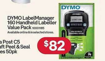 Dymo labelmanager 160 handheld labeller value pack