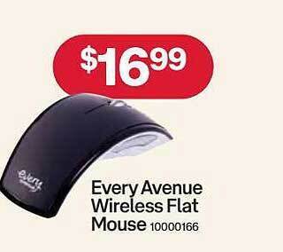 Every avenue wireless flat mouse