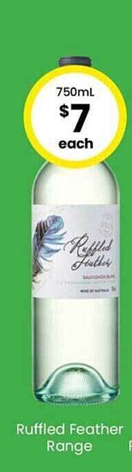 The Bottle O Ruffled feather range offer