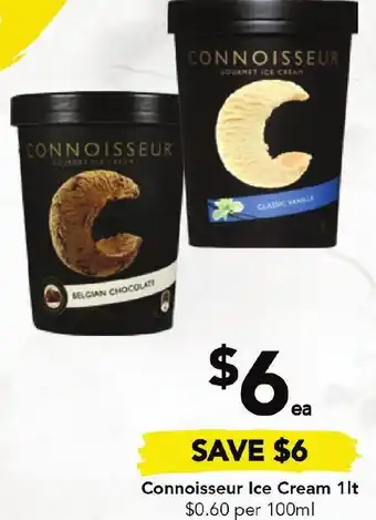 Drakes Connoisseur Ice Cream 1 Litre offer