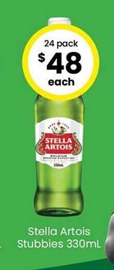 The Bottle O Stella artois stubbies offer