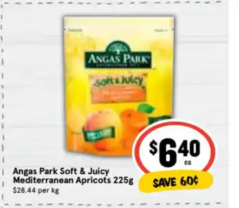 Angas Park Soft & Juicy Mediterranean Apricots 225g