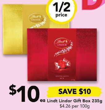 Drakes Lindt Lindor Gift Box 235g offer