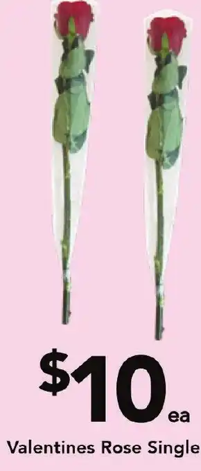 Drakes Valentines Rose Single offer