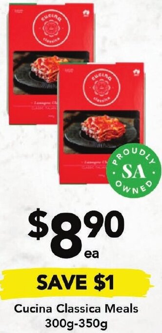 Drakes Cucina Classica Meals 300g-350g offer