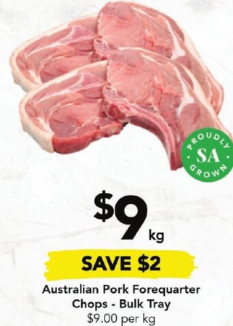 Drakes Australian Pork Forequarter Chops offer