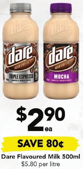Drakes Dare Flavoured Milk 500ml offer