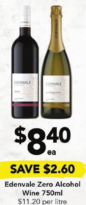 Edenvale Zero Alcohol Wine 750ml