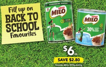 Drakes Nestle Milo 395g-460g offer