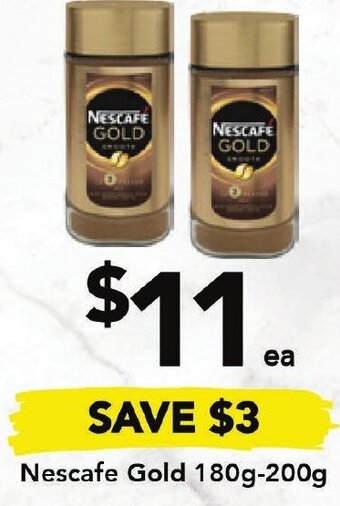 Drakes Nescafe Gold 180g-200g offer