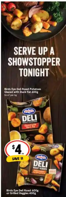 Ritchies Birds Eye Deli Roast 600g or Grilled Veggies 400g offer