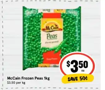 Ritchies McCain Frozen Peas 1kg offer