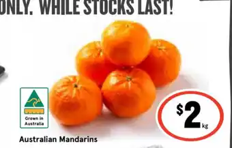 Australian Mandarins per kg