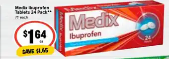 Ritchies Medix Ibuprofen Tablets 24 Pack offer