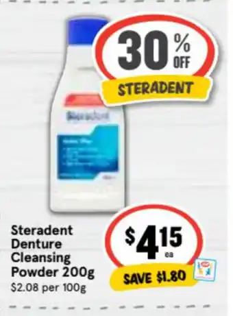 Steradent Denture Cleansing Powder 200g
