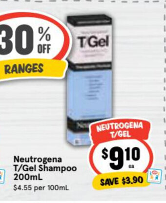 Neutrogena T/Gel Shampoo 200mL