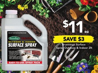 Drakes Brunnings Surface Spray Outdoor & Indoor 2lt offer