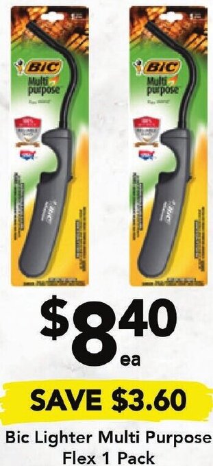 Bic Lighter Multi Purpose Flex 1 Pack