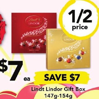 Drakes Lindt Lindor Gift Box 147g-154g offer