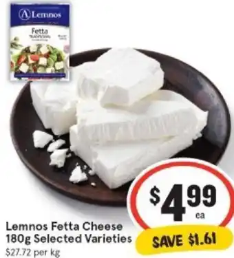 IGA Lemnos Fetta Cheese 180g offer