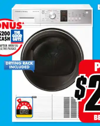 Fisher & Paykel - 8kg Heat Pump Dryer - DH8060P3