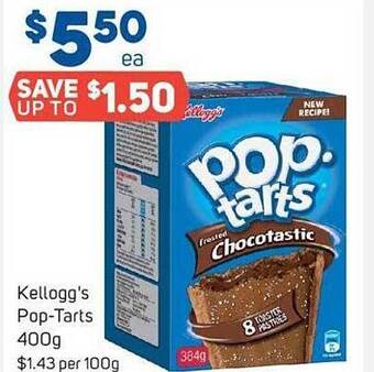 Foodland Kellogg's pop-tarts offer