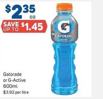 Foodland Gatorade or g-active offer