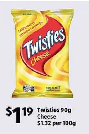 ALDI Twisties cheese offer