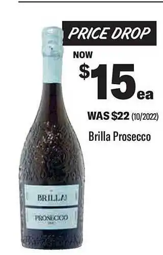 Liquorland Brilla prosecco offer