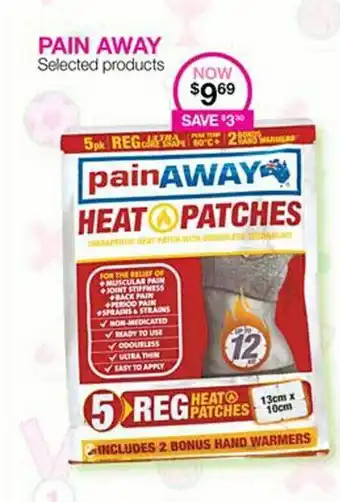 Priceline Pain away selected products offer