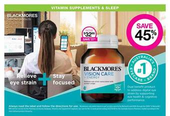 Priceline Blackmores selected products offer