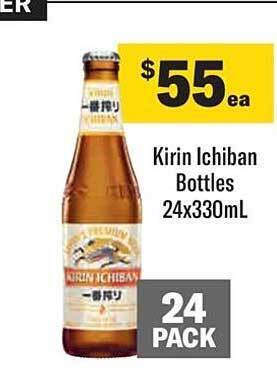 Liquorland Kirin ichiban bottles offer