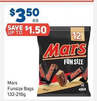 Foodland Mars funsize bags offer