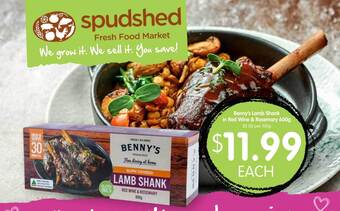 Spudshed Benny's lamb shank in red wine & rosemary offer