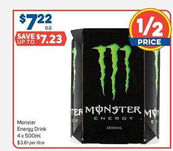 Foodland Monster energy drink offer