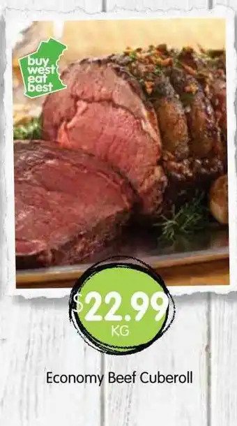 Spudshed Economy beef cuberoll offer
