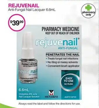 Priceline Rejuvenail anti-funga nail lacquer offer