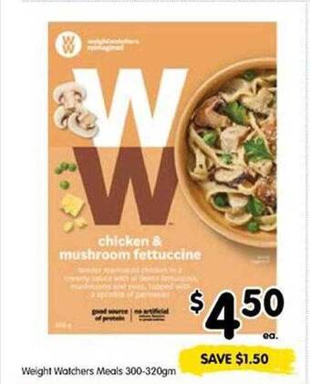 Weight watchers meals