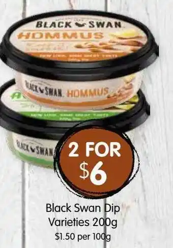 Spudshed Black swan dip varieties offer