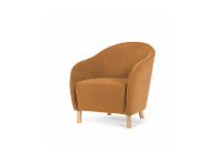 Kmart Velvet Chair Caramel offer