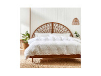 Kmart Queen Bed Woven Arch Bedhead offer
