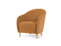 Kmart Velvet Chair Caramel offer