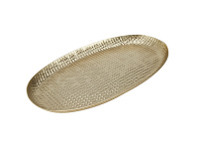 Kmart Gold Look Hammered Platter offer