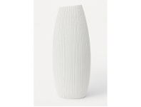 Kmart Tall Textured Ceramic Vase - White offer