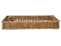 Kmart Rattan Look Bathroom Tray offer