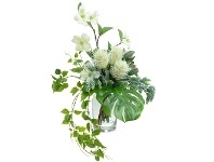 LivingStyles Lucia Artificial Dogwood Arrangement in Vase, 76cm offer