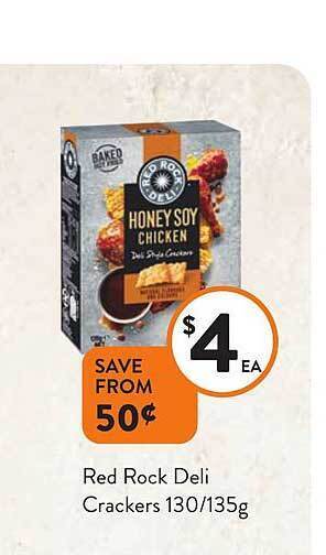 Foodworks Red rock deli crackers offer