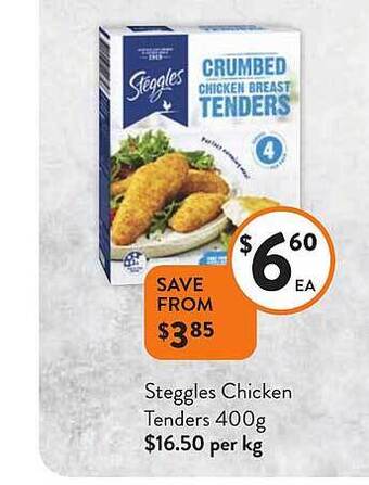 Foodworks Steggles chicken tenders offer